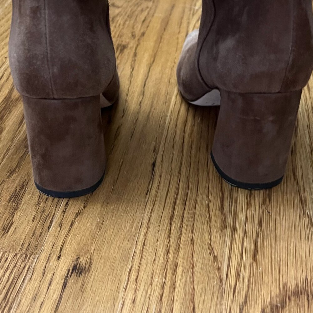J McLaughlin Brown (Cognac) Suede Boots Sice 7.5 Womens - Picture 9 of 9
